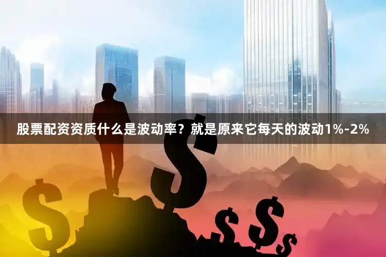 股票配资资质什么是波动率？就是原来它每天的波动1%-2%